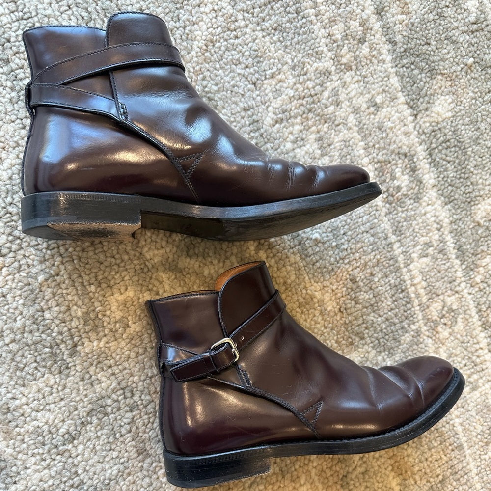 Prada Cordovan beautiful leather boots